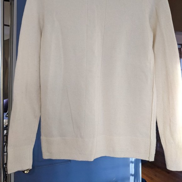 Lightweight Filpucci italian wool Banana Republic cream top - Picture 4 of 5